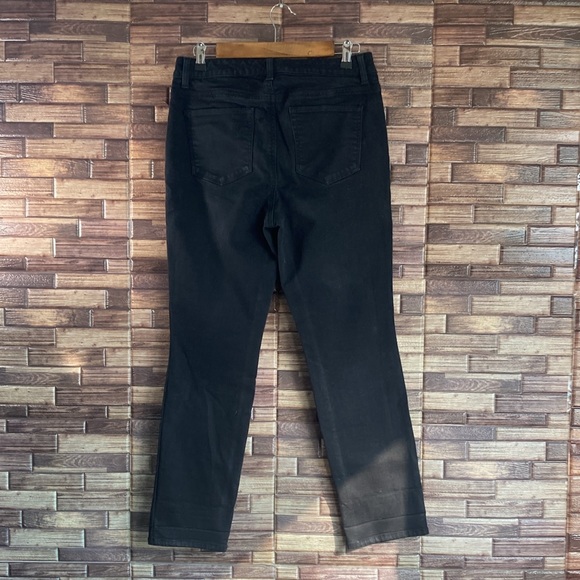 EUC Womens Talbot Flawless High Waisted 10P Black Jeans - Picture 2 of 10